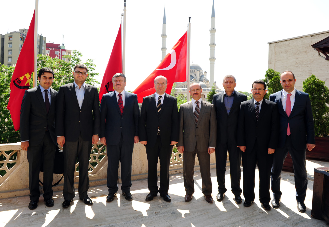 Dışişleri Bakan Yardımcısı Koru Başkan Akyürek'i ziyaret etti