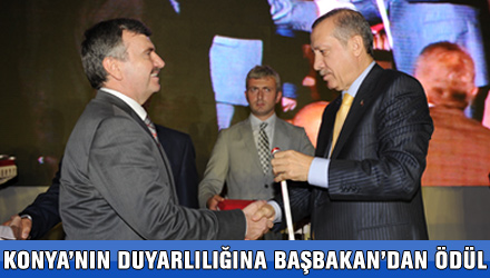 Başbakan'dan Büyükşehir'e Anlamlı Ödül