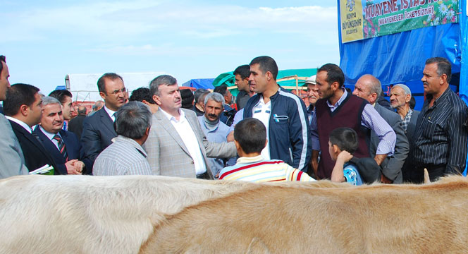 Başkan Akyürek, Kurbanlık Satış Yerinde Esnaf ve Vatandaşlarla Görüştü