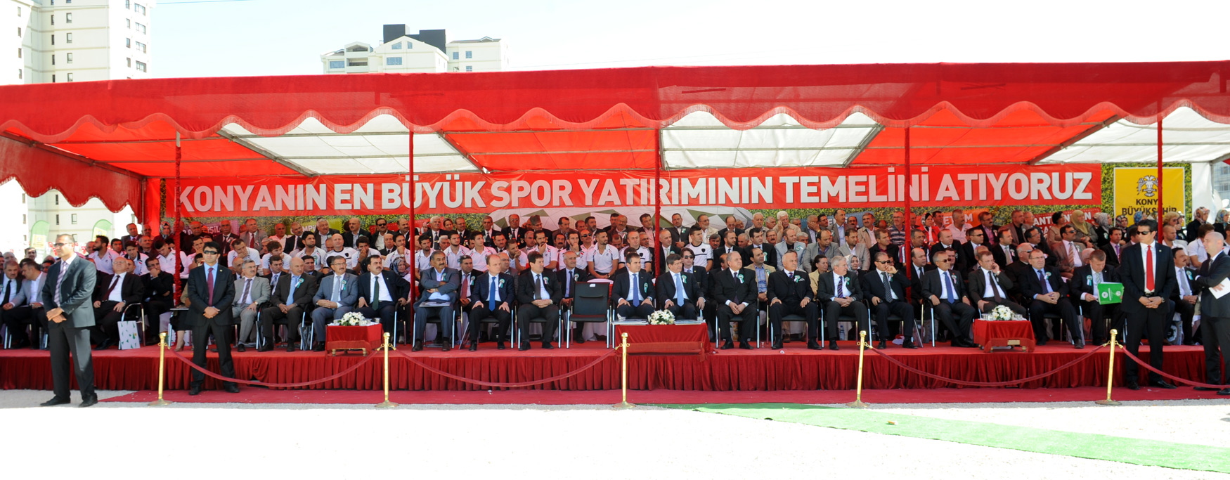 Konya'nın En Büyük Spor Yatırımının Temeli Atıldı