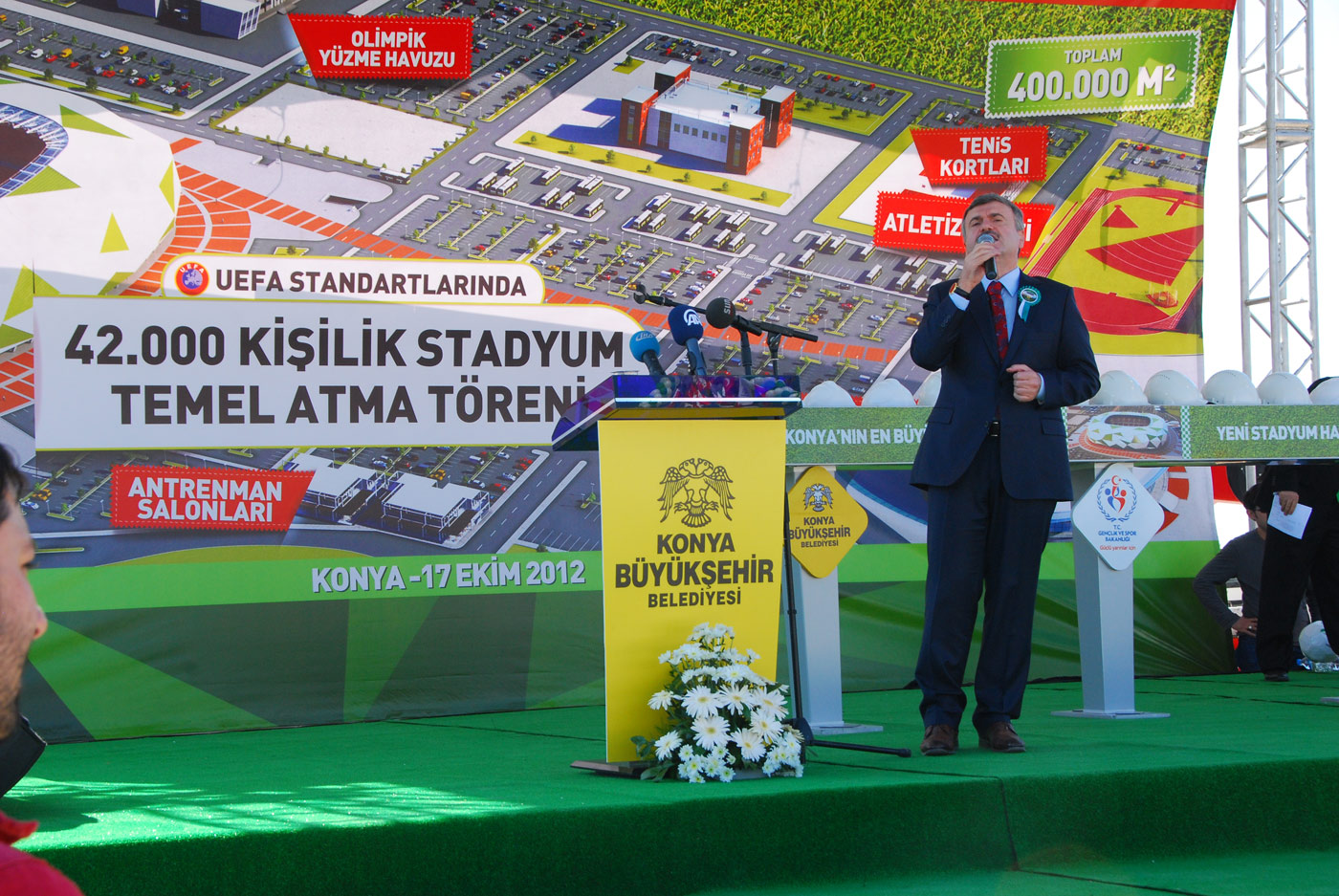 Konya'nın En Büyük Spor Yatırımının Temeli Atıldı