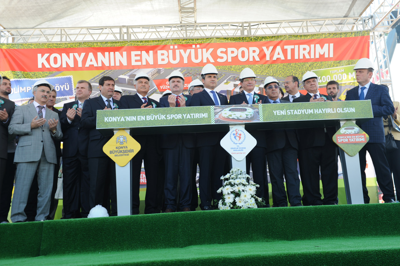Konya'nın En Büyük Spor Yatırımının Temeli Atıldı