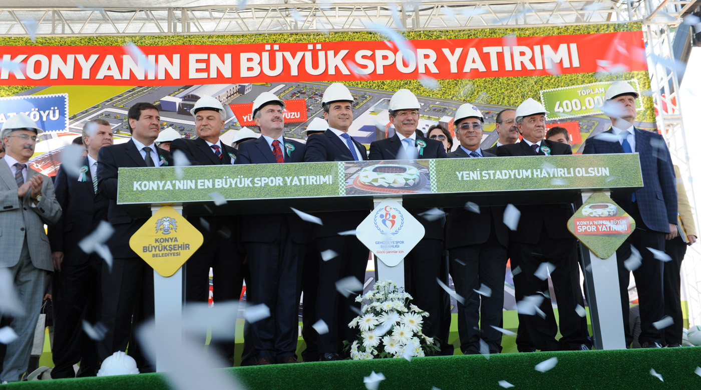 Konya'nın En Büyük Spor Yatırımının Temeli Atıldı