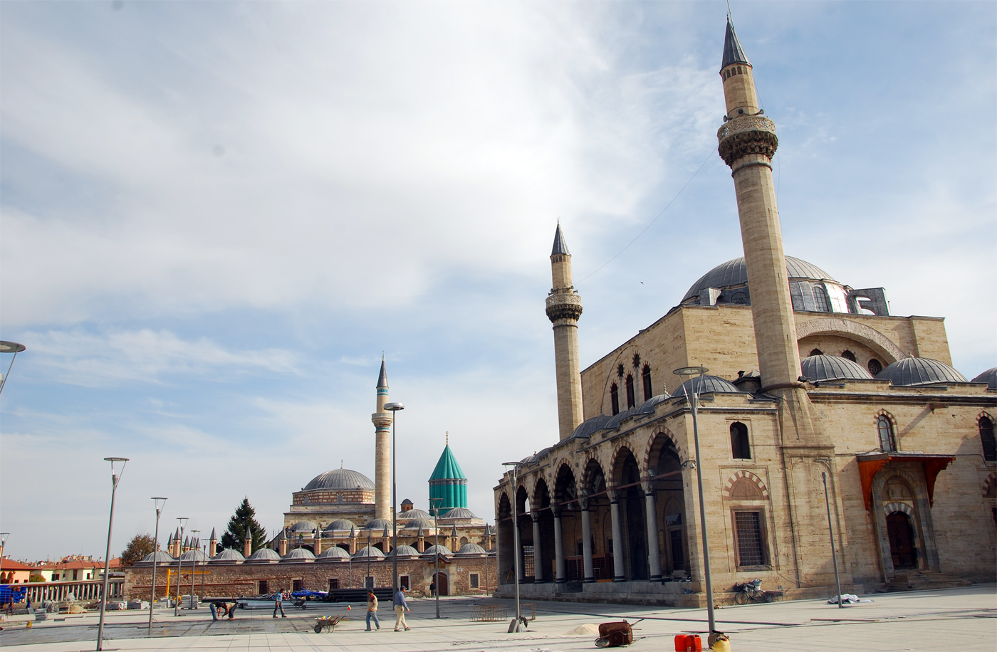Başkan Akyürek Türbeönü Meydanı'nda İnceleme Yaptı