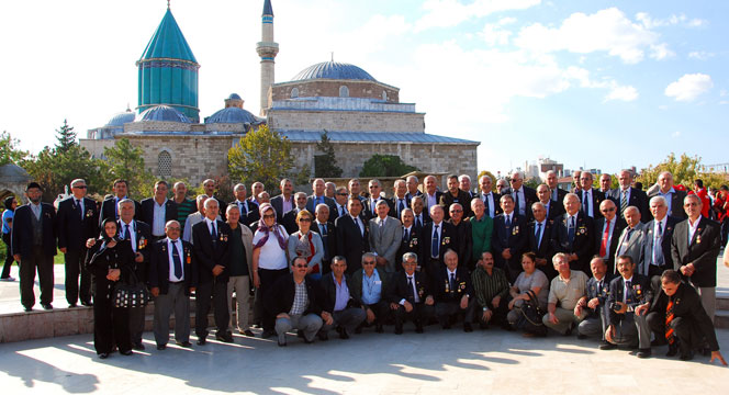 Türkiye'nin Gazileri Konya'da Buluştu