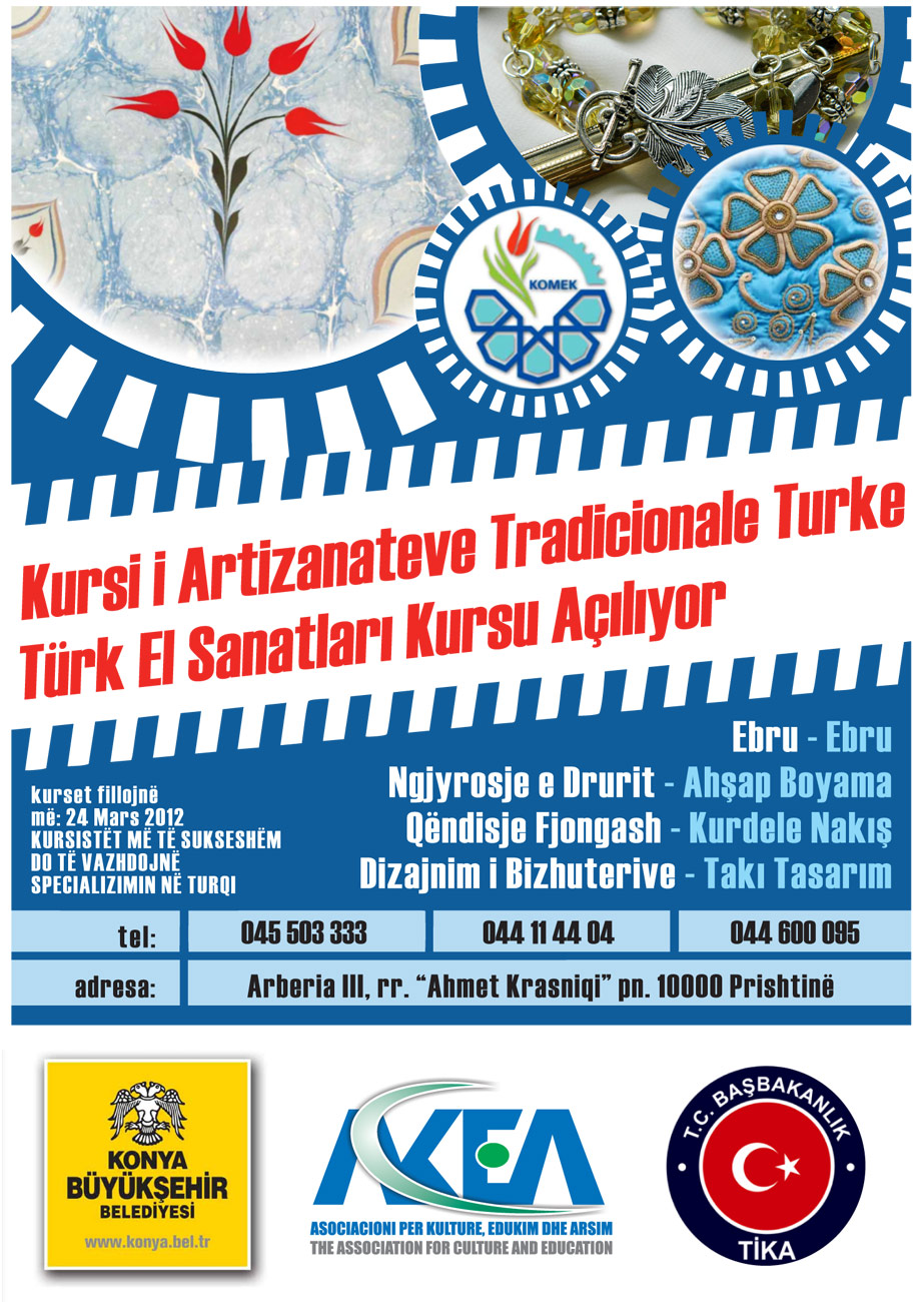Kosova'da Türk El Sanatları Kursu Açıldı