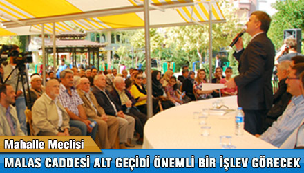 Malas Caddesi Alt Geçidi Önemli Bir İşlev Görecek