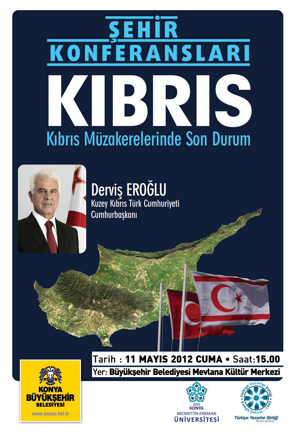 KKTC Cumhurbaşkanı Eroğlu Şehir Konferansları'nda