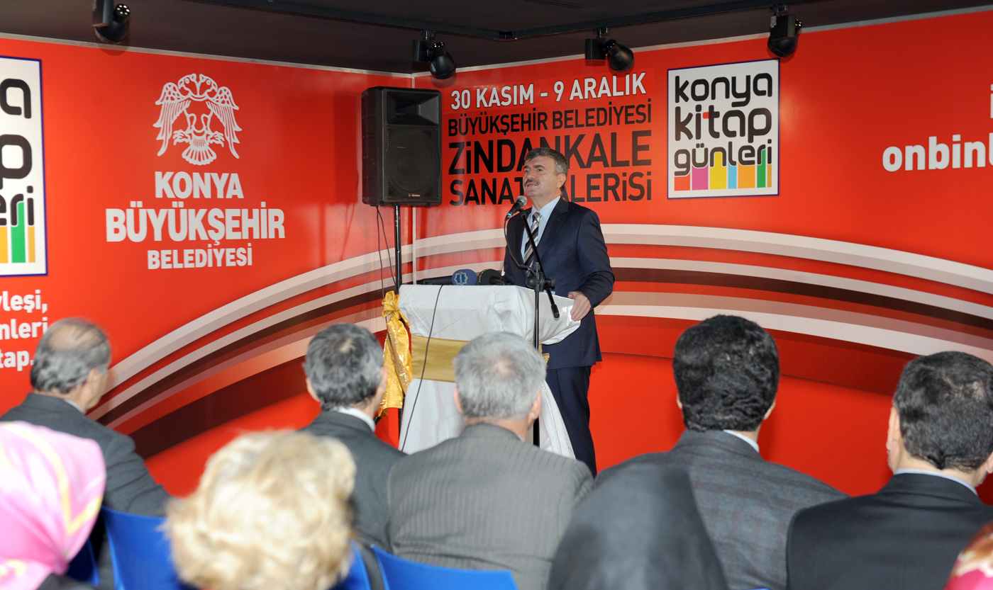 Konya Kitap Günleri Zindankale Sanat Galerisi'nde