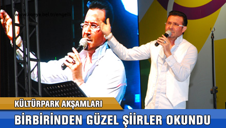Kültürpark Akşamları'nda Şiirler Yankılandı