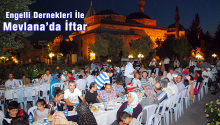 Engelli Dernekleriyle Mevlana Gülbahçe'de İftar