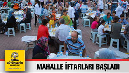 Büyükşehir'in Mahalle İftarları Başladı