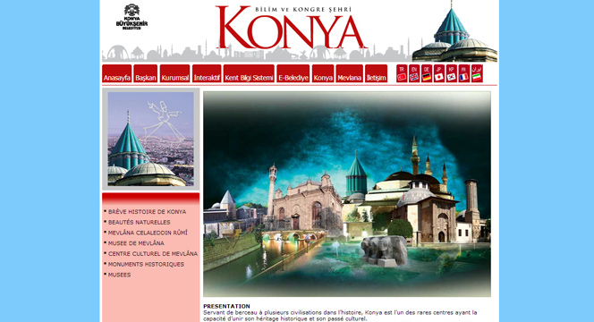 İnternet Sitelerimizle Dünyaya Konya'yı ve Mevlana'yı Anlatıyoruz