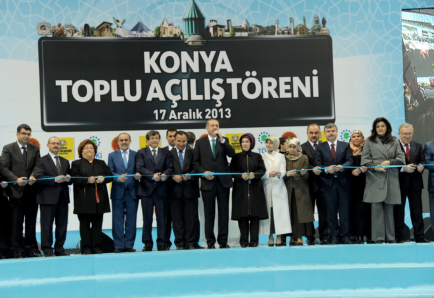 Başbakan Erdoğan Konya'da Toplu Açılış Törenine Katıldı