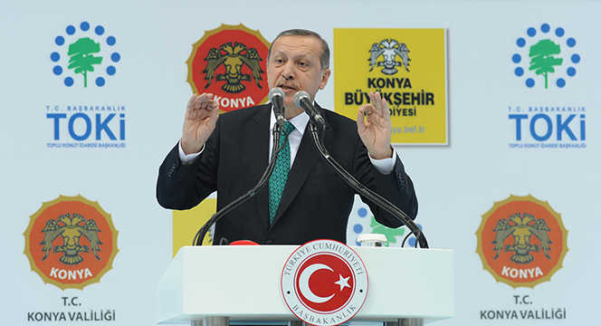 Başbakan Erdoğan Konya'da Toplu Açılış Törenine Katıldı