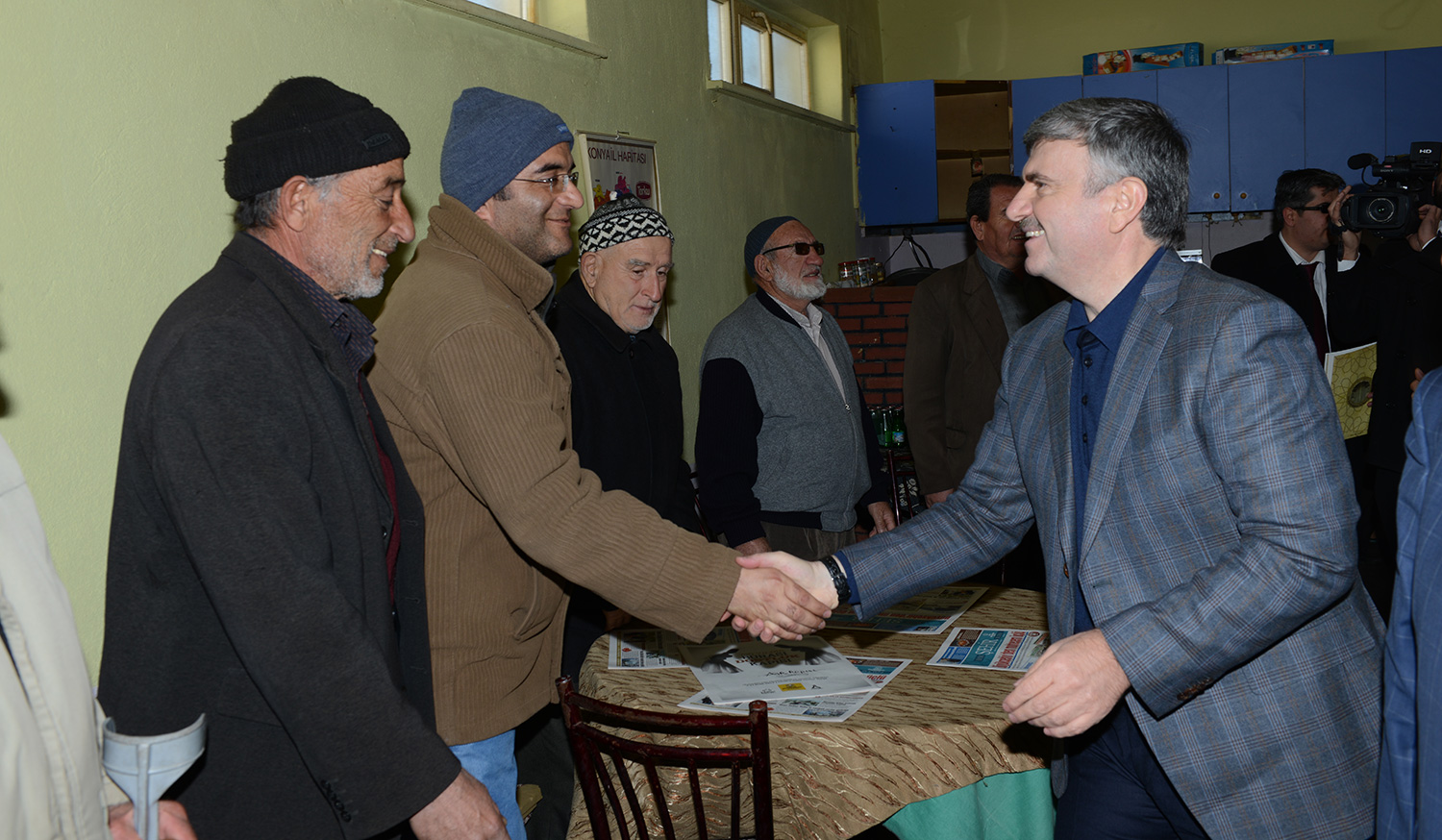 Başkan Akyürek, Çumra İlçesi'nin Beldelerini Ziyaret Etti