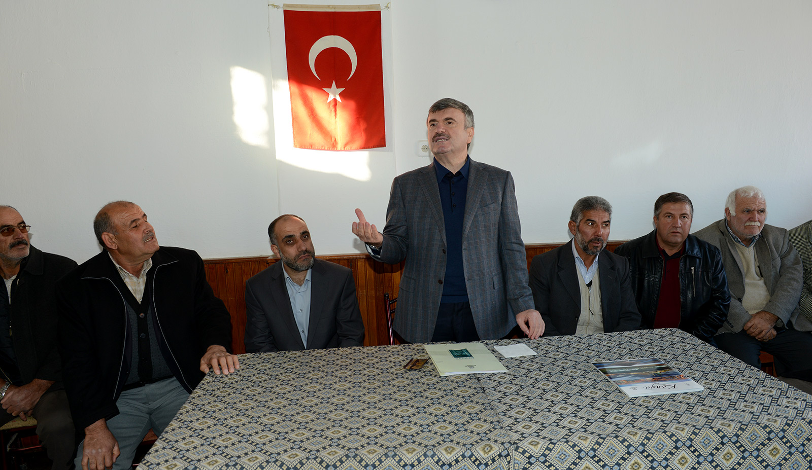 Başkan Akyürek, Çumra İlçesi'nin Beldelerini Ziyaret Etti