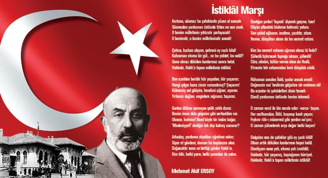 İstiklal Marşı Bağımsızlığımızın Tescilidir