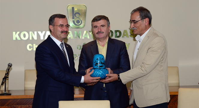 Başkan Akyürek KSO Başkanı Kütükcü'yü Tebrik Etti