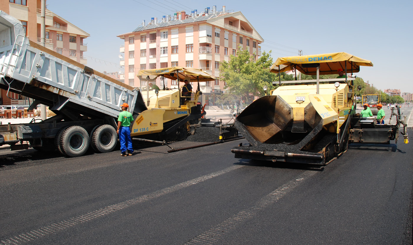 2012\'de Konya Tarihinin Asfalt Rekoru Kırıldı