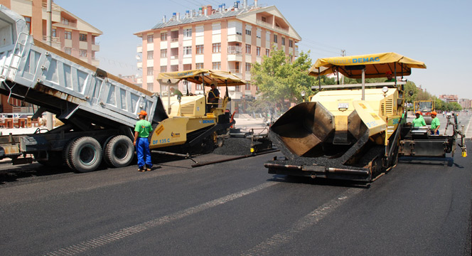 2012\'de Konya Tarihinin Asfalt Rekoru Kırıldı