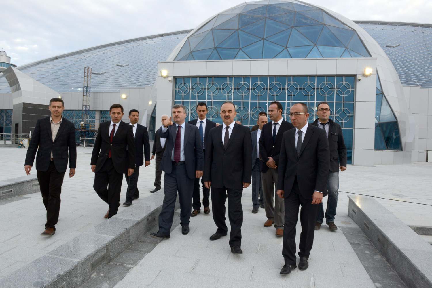 Vali Erol ve Başkan Akyürek Bilim Merkezi'nde İncelemelerde Bulundu