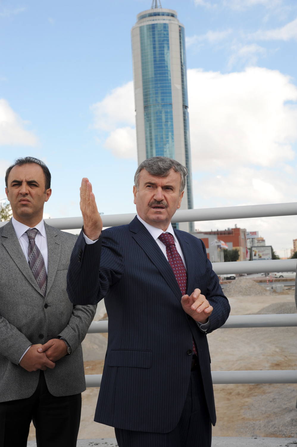 Başkan Akyürek Malas Köprülü Kavşağı'nı İnceledi