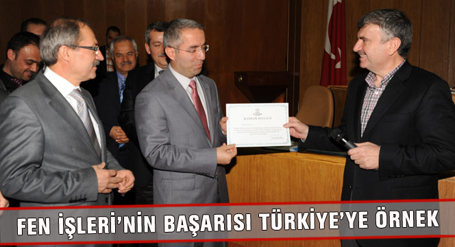 Fen İşleri'nin Başarısı Türkiye'ye Örnek