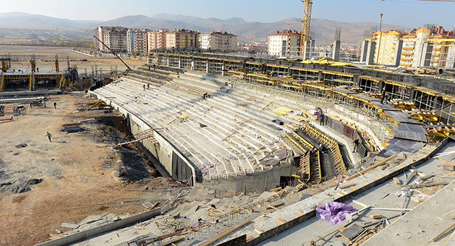 Yeni Stadyumun Yapımı Hızla İlerliyor
