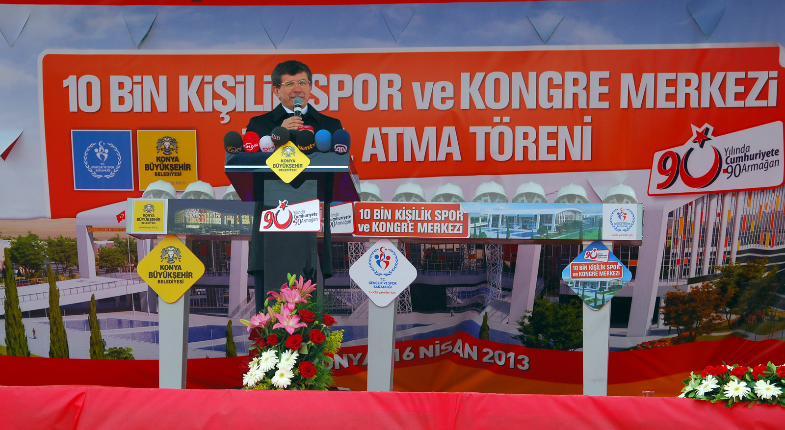 Anadolu'nun En Büyük Spor ve Kongre Merkezinin Temeli Atıldı