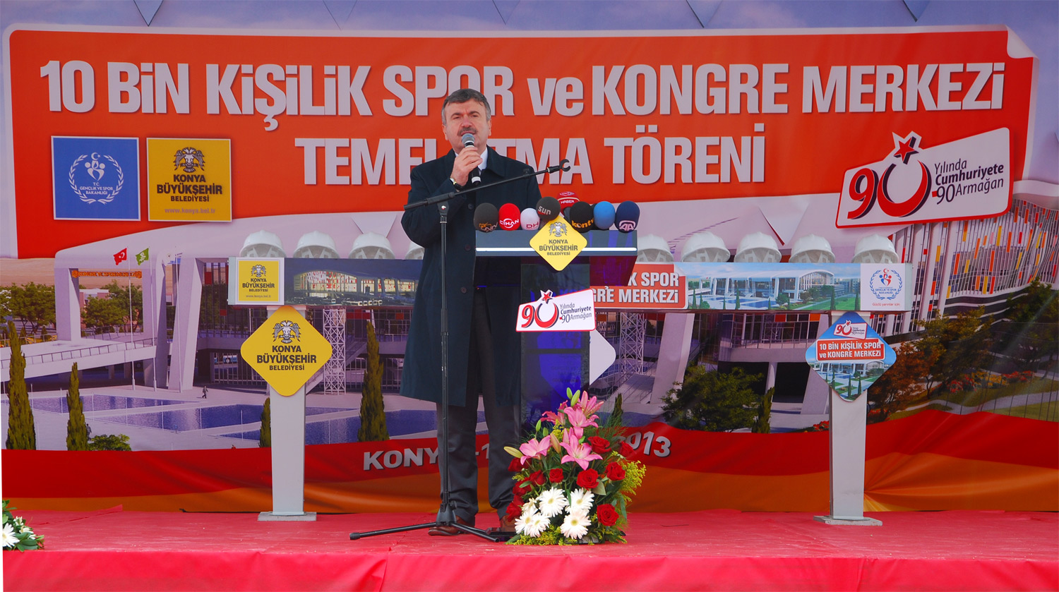 Anadolu'nun En Büyük Spor ve Kongre Merkezinin Temeli Atıldı
