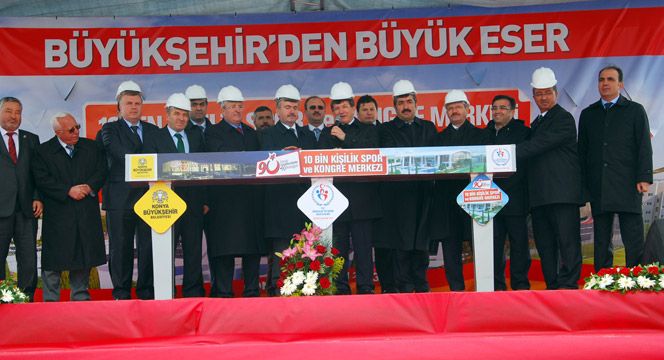 Anadolu'nun En Büyük Spor ve Kongre Merkezinin Temeli Atıldı
