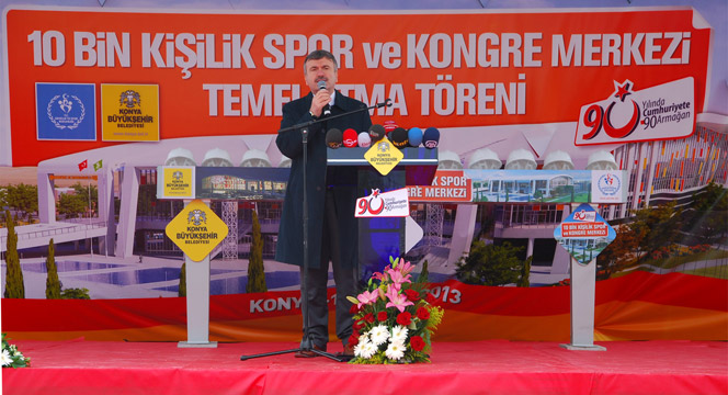 Anadolu'nun En Büyük Spor ve Kongre Merkezinin Temeli Atıldı