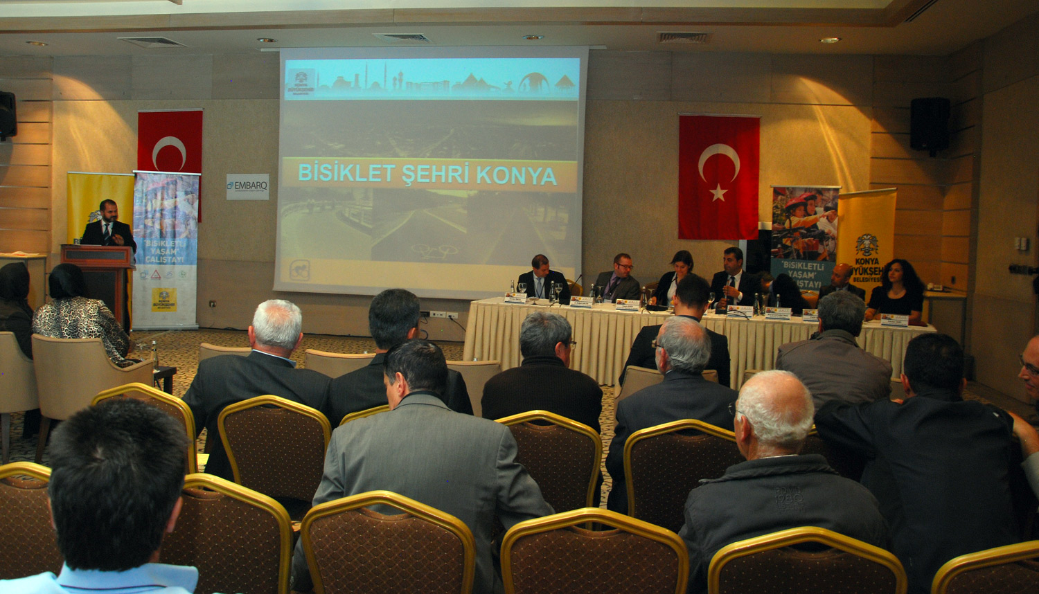 Konya'da 'Bisikletli Yaşam' Çalıştayı Yapıldı