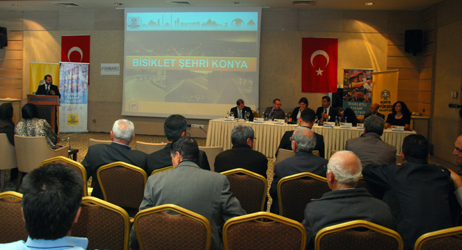 Konya'da 'Bisikletli Yaşam' Çalıştayı Yapıldı