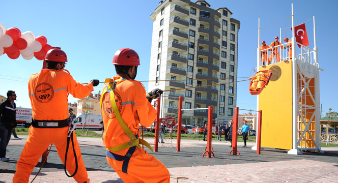 İtfaiye Eğitim Parkı Hizmete Açıldı