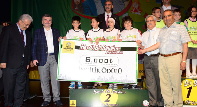 'Haydi Bil Bakalım Bilgi Yarışması'nda Dereceye Giren Okullar Ödüllendirildi