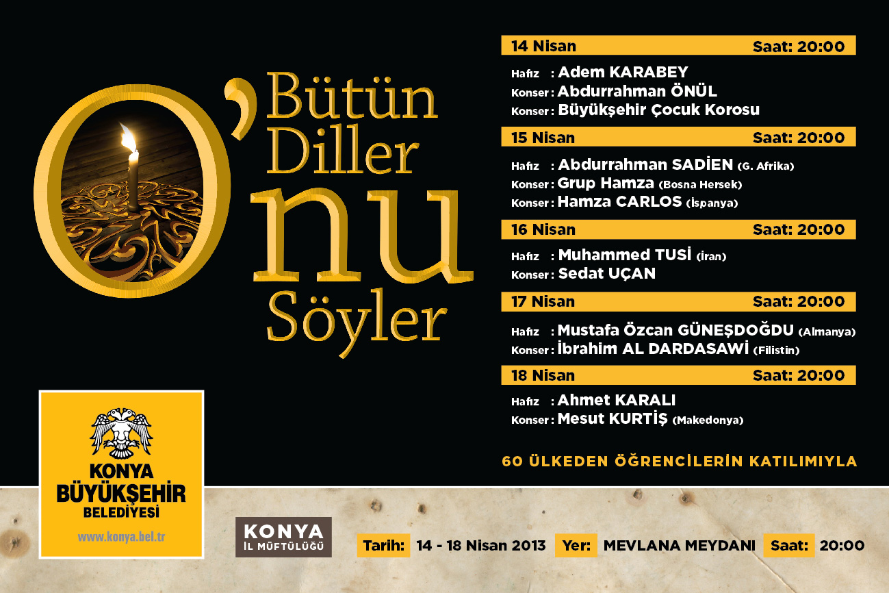 Bütün Diller O'nu Söyler Programları Başlıyor