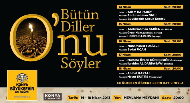 Bütün Diller O'nu Söyler Programları Başlıyor