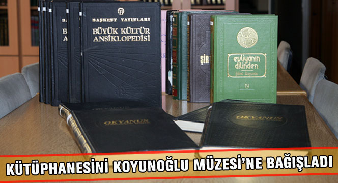 Emekli Öğretmen Timur Kütüphanesini Bağışladı