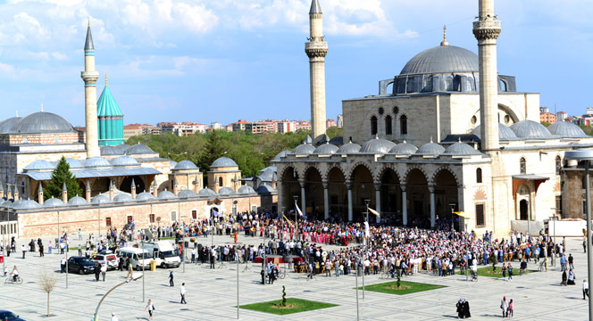 Hazreti Mevlana'nın Konya'yı Teşrif Etkinlikleri İlgi Görüyor