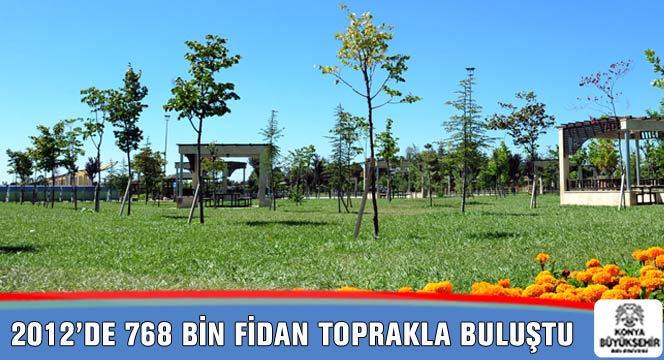 2012'de 768 Bin Fidan Toprakla Buluştu