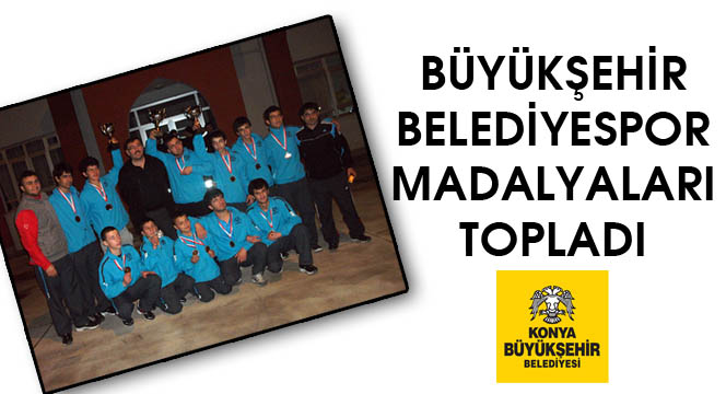 Büyükşehir Belediyespor Madalyaları Topladı