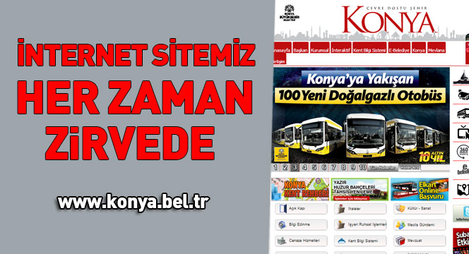 İnternet Sitemiz Her Zaman Zirvede 