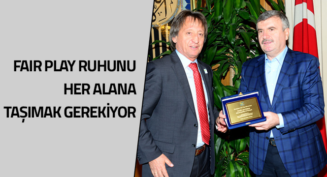 Avrupa Fair Play Birliği Başkanı Büyükşehir'de