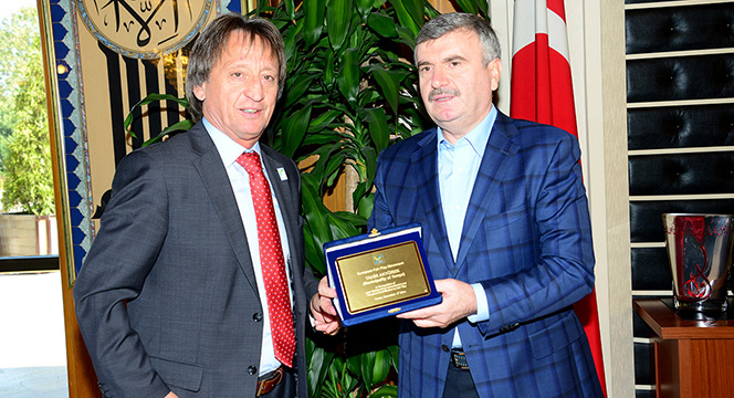 Avrupa Fair Play Birliği Başkanı Büyükşehir'de