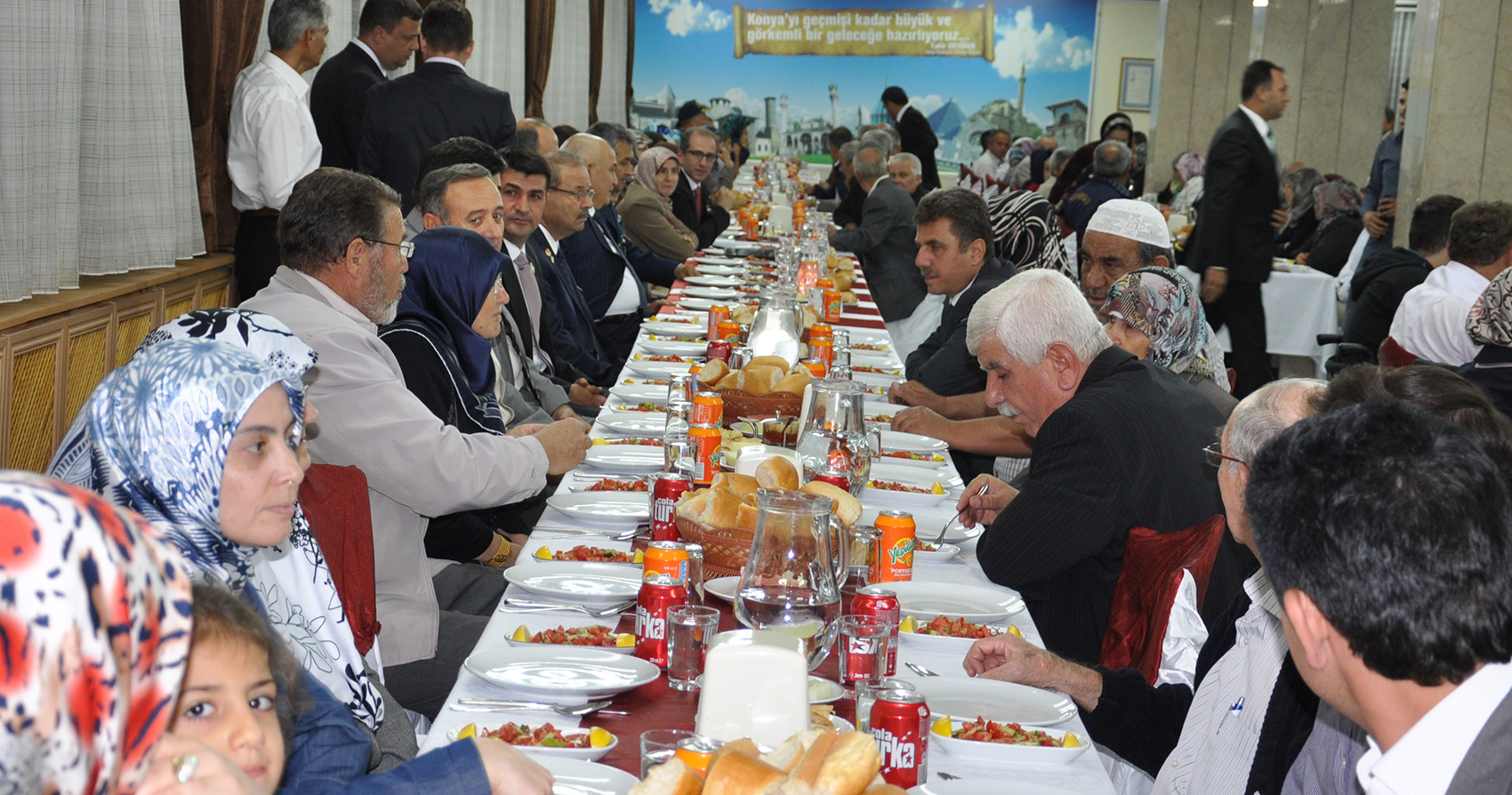 Konya Protokolü Gazilerle Buluştu