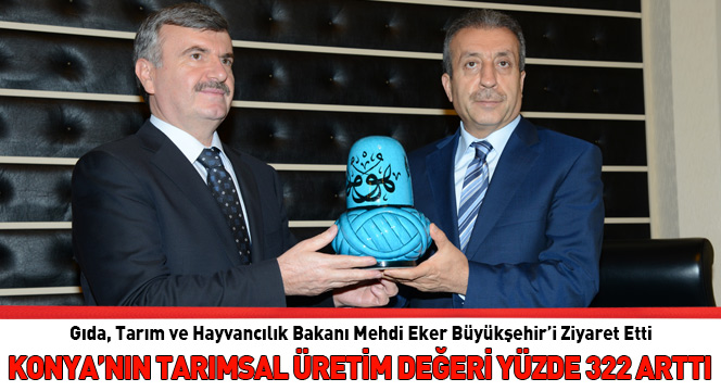 Konya'nın Tarımsal Üretim Değeri Yüzde 322 Arttı