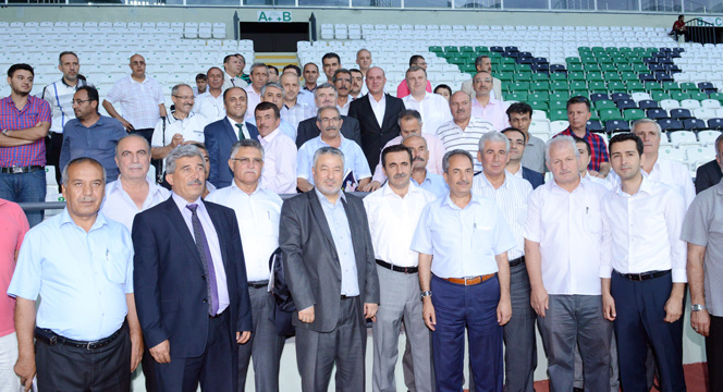 Büyükşehir Belediye Meclis Üyeleri Yeni Stadyumu İnceledi