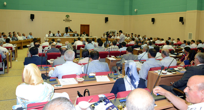 Büyükşehir Belediye Meclisi Yeni Salonda İlk Toplantısını Yaptı